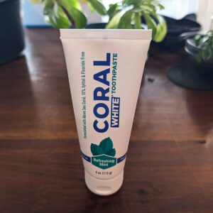 Coral Toothpaste, White, Refreshing Mint, 4oz