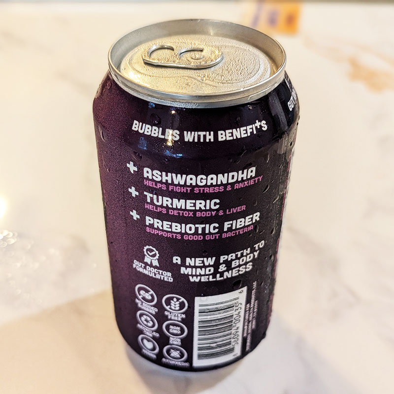 Turveda, Super Prebiotic Soda, Vanilla Lavender